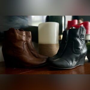 Frye Carson Wedge Bootie